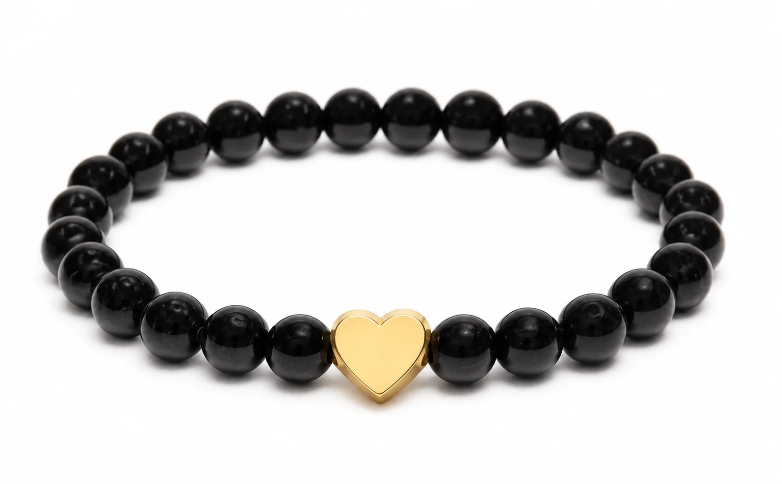 Shungite armband met hartje